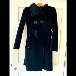 Soia & Kyo Black Wool Coat
